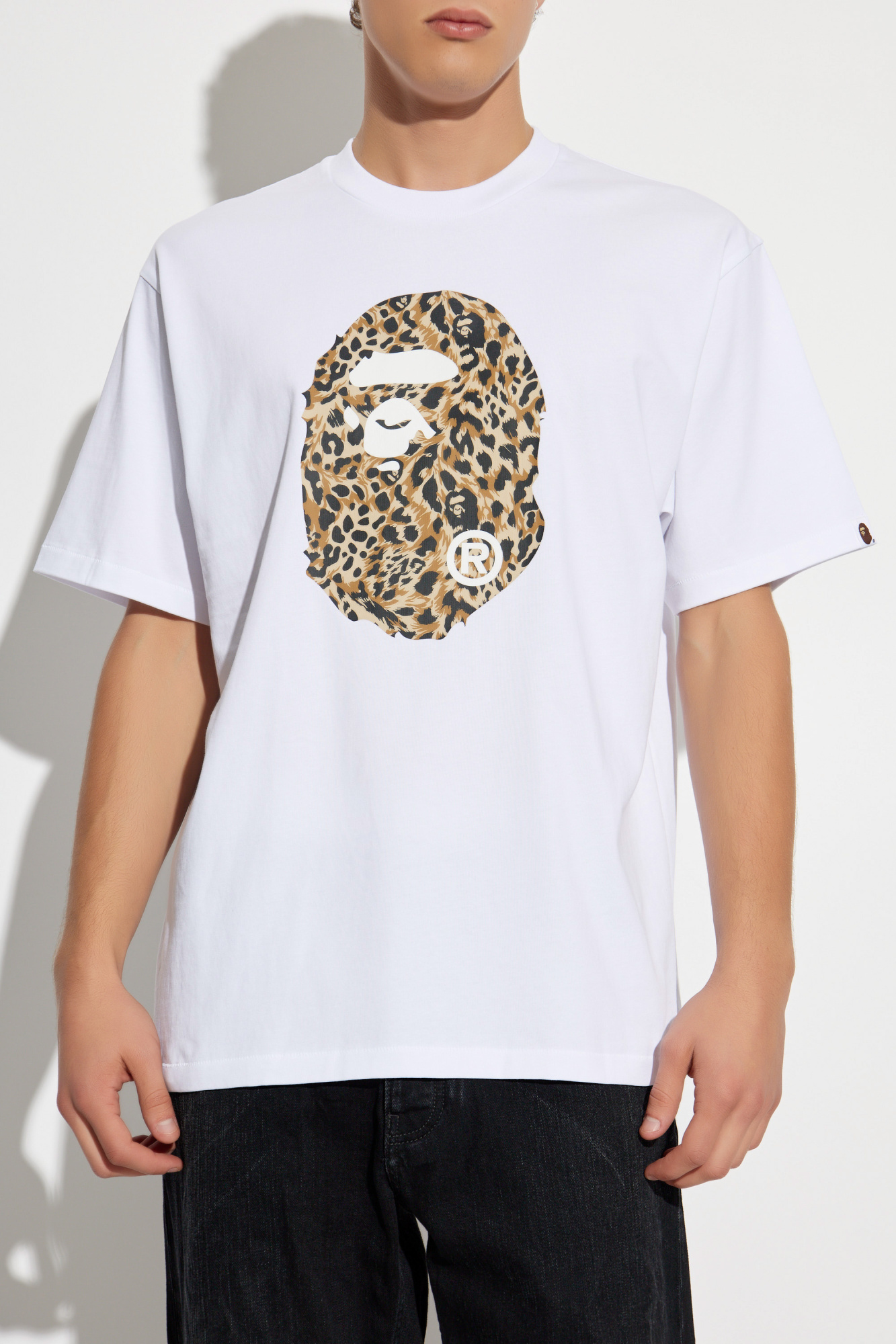 A BATHING APE® T-shirt with printed logo | Men's | Vitkac